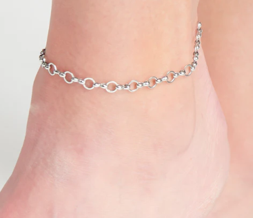 Linked Ring Anklet