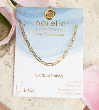 Dainty Paper Clip Chain Anklet