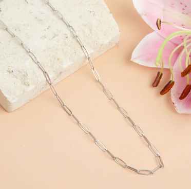 Paper Clip Chain Necklace