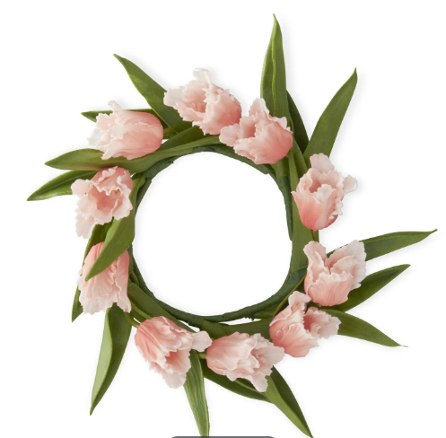 Parrot Tulips | Real Touch Candle Ring (multiple colors)