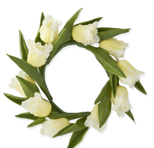 Parrot Tulips | Real Touch Candle Ring (multiple colors)