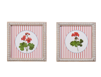 Ticking Stripe Framed Wall Art