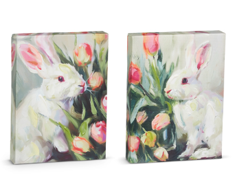 Tulip Rabbit Wall Art