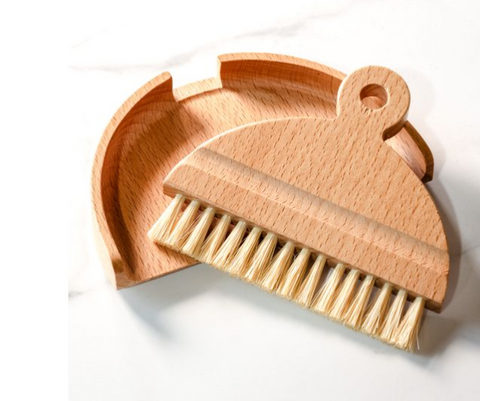 Mini Beech Dust Pan/Brush Set