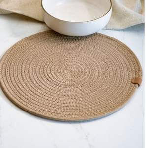 Sand Round Placemat