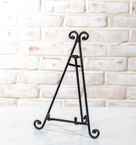 Black Triangle Back Easel