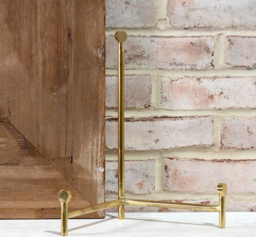 Brass Straight Back Easel