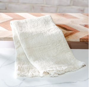 SAND WAFFLE HAND TOWELS