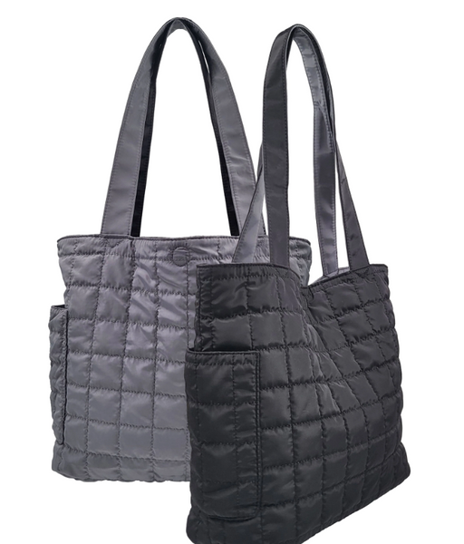 Reversible Nylon Tote (2 colors)