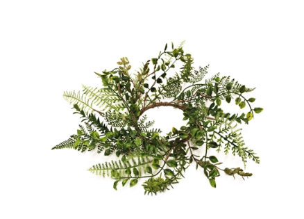 Leaf and Fern Candle Ring