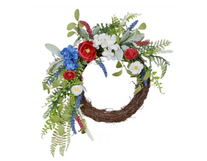 Red, White and Blue Wreath