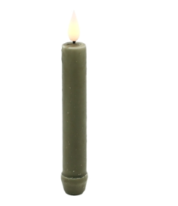 Sage Green Taper LED Candle