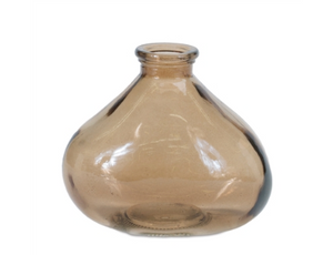 Brown Glass Vase