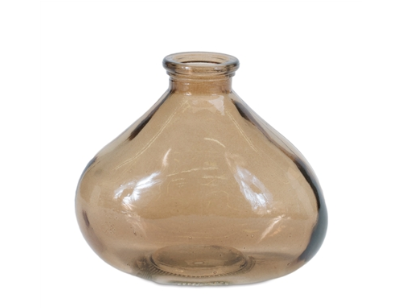 Brown Glass Vase