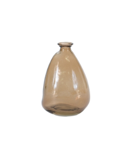 Brown Glass Vase