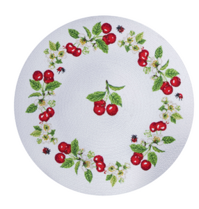 Sweet Cherry Braided Placemat