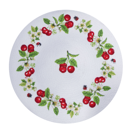 Sweet Cherry Braided Placemat