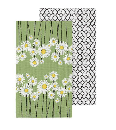 Daisy Scape - Qk Dry Towel