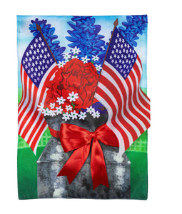 Patriotic Bouquet Flag