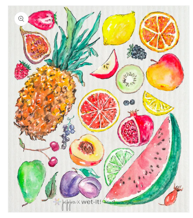 Tutti Fruitti Swedish Dishcloth
