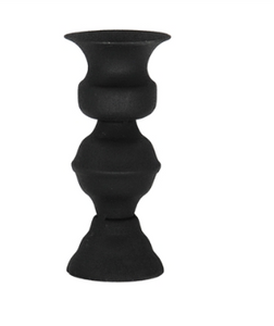 Tall Black Metal Taper Holder
