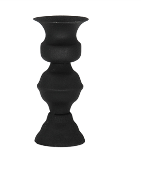 Tall Black Metal Taper Holder