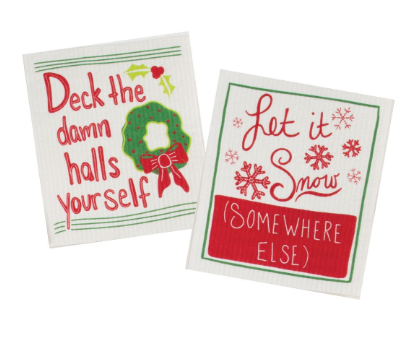 Snarkasms X-mas 2 PK Fun Cloth