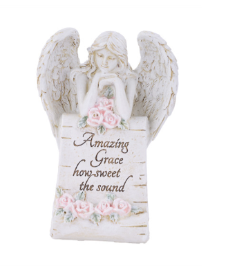 ANGEL/SCROLL STATUETTE