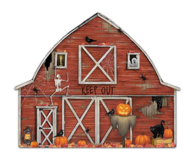 Haunted Barn Sign