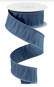 FAUX DUPIONI - SMOKE BLUE