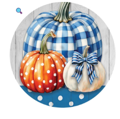 Gingham Pumpkin Stack Collection