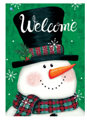 Snowman on Green Collection