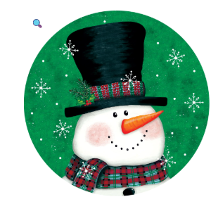 Snowman on Green Collection