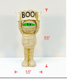 Mummy with Boo Sign