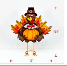 Metal Turkey Standing