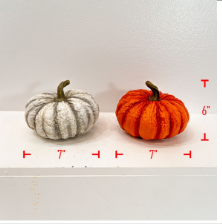 Fall Poly Pumpkin 6"