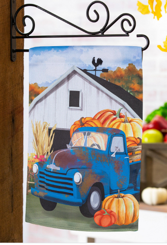 Barns and Harvest Suede Flag
