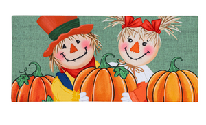 Couple of Scarecrows Mini Mat
