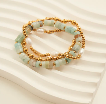 Pearl Bracelet Set