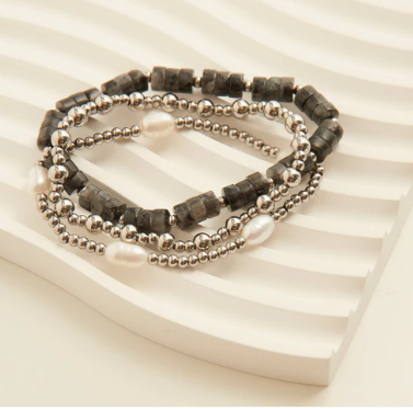 Pearl Bracelet Set
