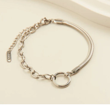 Cable &  Snake Chain Bracelet