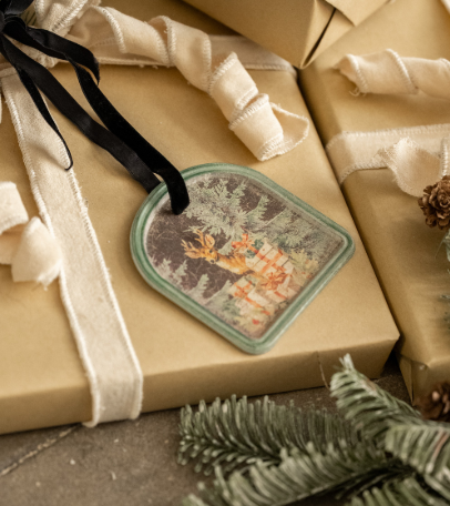Holiday Forest Scene Ornament