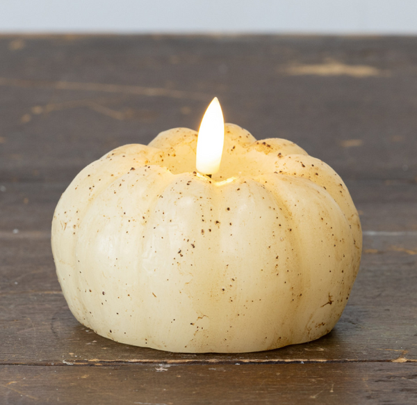 3D Flame Pumpkin Candle (orange or cream)