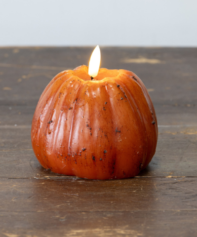 3D Flame Pumpkin Candle (orange or cream)