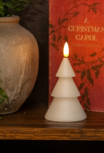 3D Flame Smooth Tree Candle (2 colors)