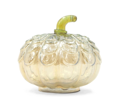 Gold Glass Pumpkin