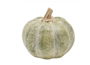 Short Green Resin Pumpkin
