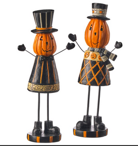 Resin Pumpkin Men