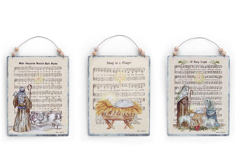 Joyful Melody Tin Ornament