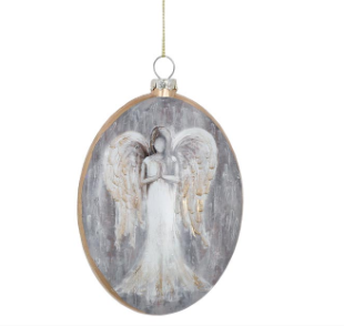 Rustic Angel Ornament
